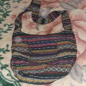 BNWOT Hand Woven/Threaded Shoulder Bag